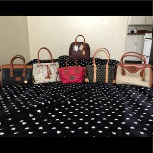 Lot of 5 Dooney &Bourke and 1 Valentina Satchel